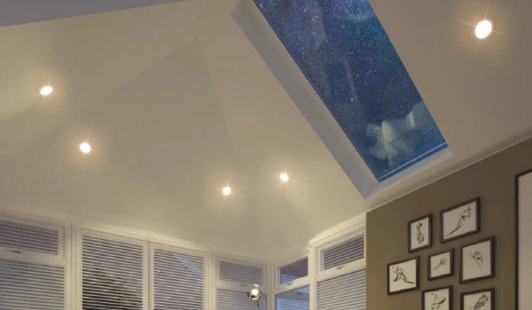 guardian warm roof with a skylight provides a great ambiance to your conservatory 2