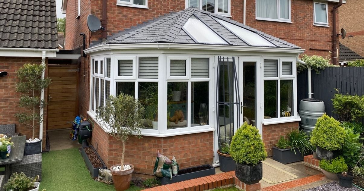 Add value to your conservatory by including windows in your conservatory roof.