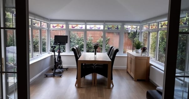 Family undergoes a conservatory conversion by implementing Guardian Warm Roof to keep them cool in summer.