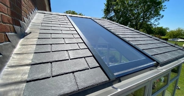 Add Ultra-Modern Solstice Windows to your conservatory roof and increase the natural light throughout the year.