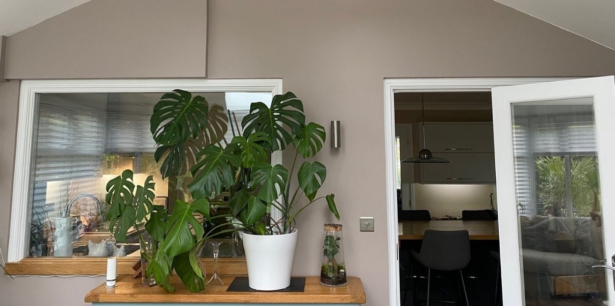 Aesthetic and beautiful inside of a conservatory room after having installed a solid conservatory roof