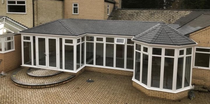 Conservatory transformation project compliant with all building regulations