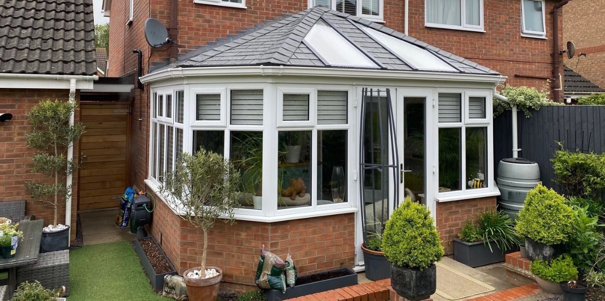 Charming conservatory transformed by Projects4Roofing ready to regulate inside temperature
