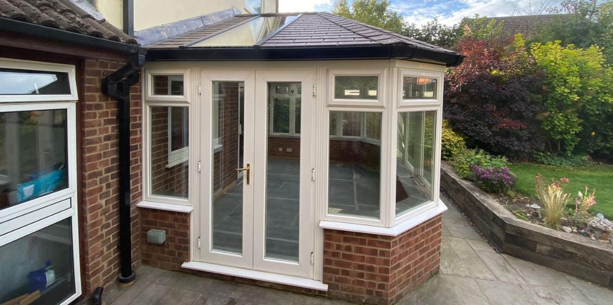 Wonderful result of a conservatory roof replacement project done by Projects4Roofing