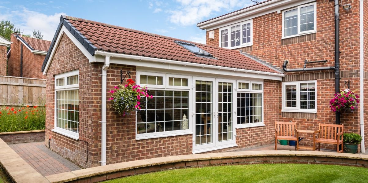 Beautiful conservatory after conservatory roof conversion