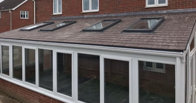 Conservatory after a conservatory transformation with a Lean To style