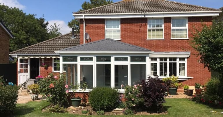 Conservatory after finding the right roof installer