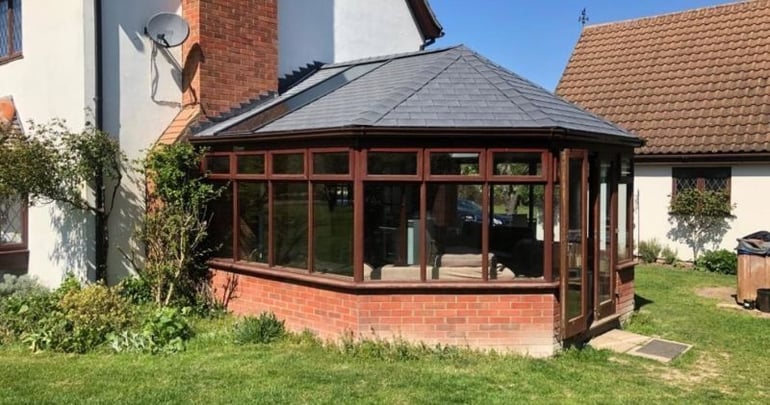 Conservatory after having a conservatory transformation