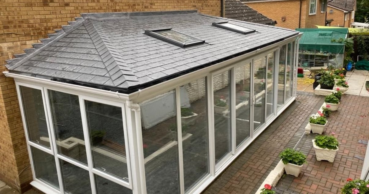 Conservatory transformation with velux windows