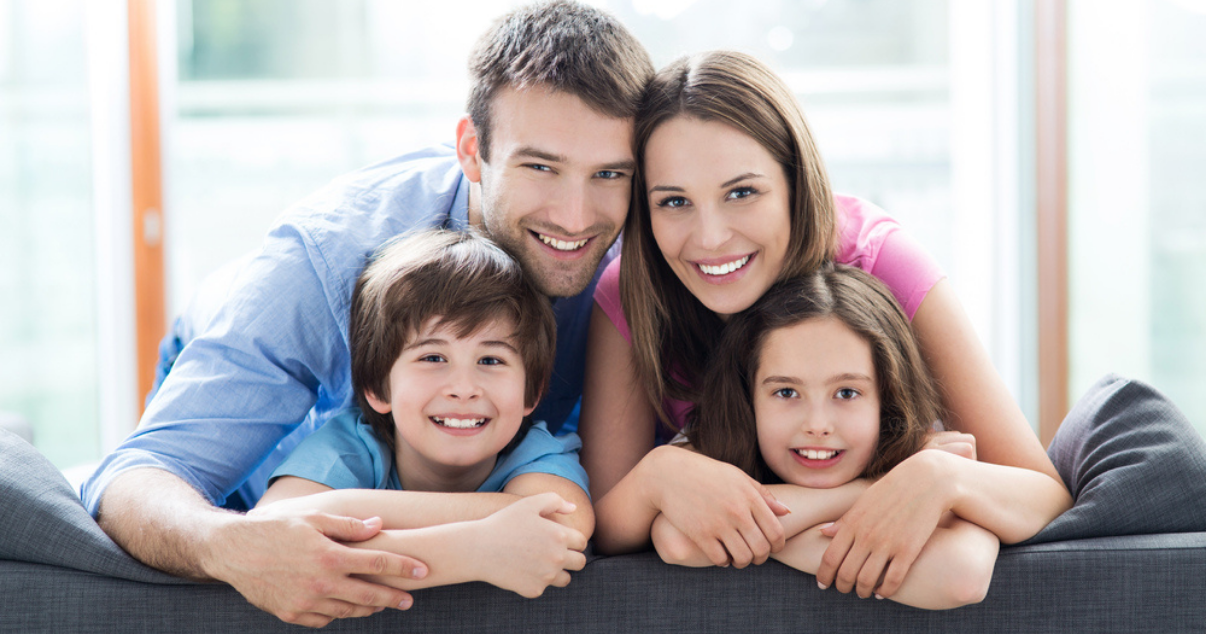 Family spending time in their conservatory after fixing their decomposing conservatory roof