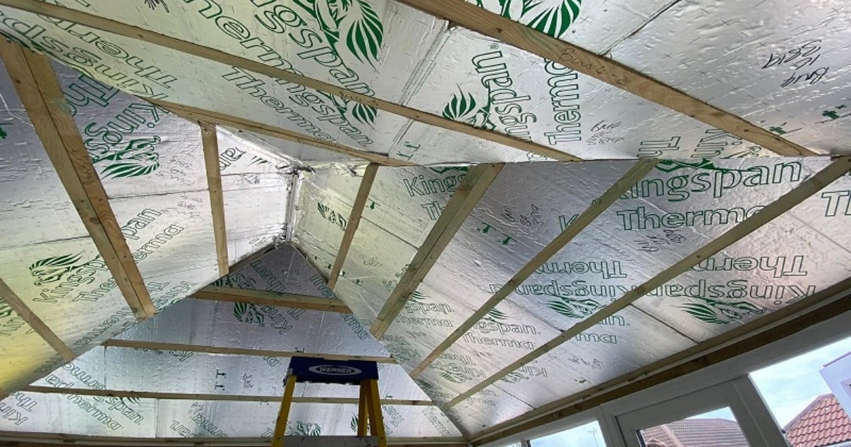 Family undergoes a conservatory transformation and gets ready for autumn by having an insulated roof.