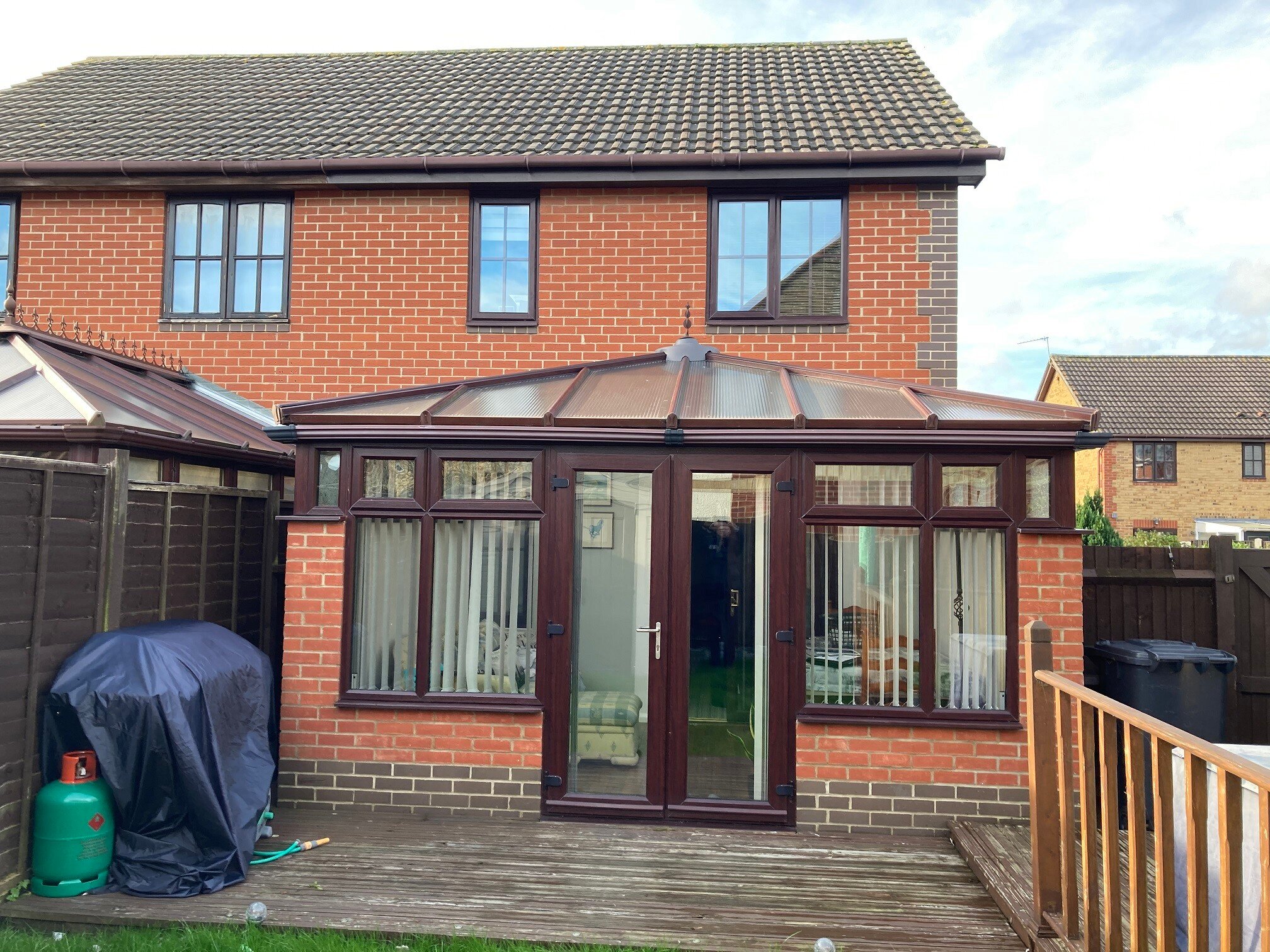 Conservatory before a Guardian Warm Roof Transformation