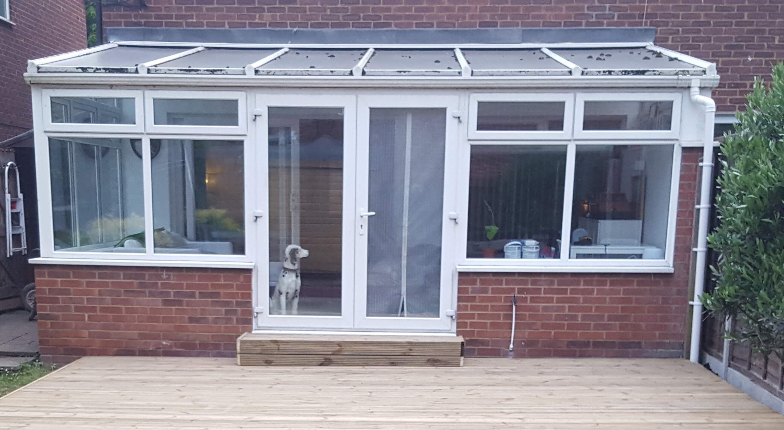 Conservatory in Hertfordshire before a Insulated Conservatory Roof transformation