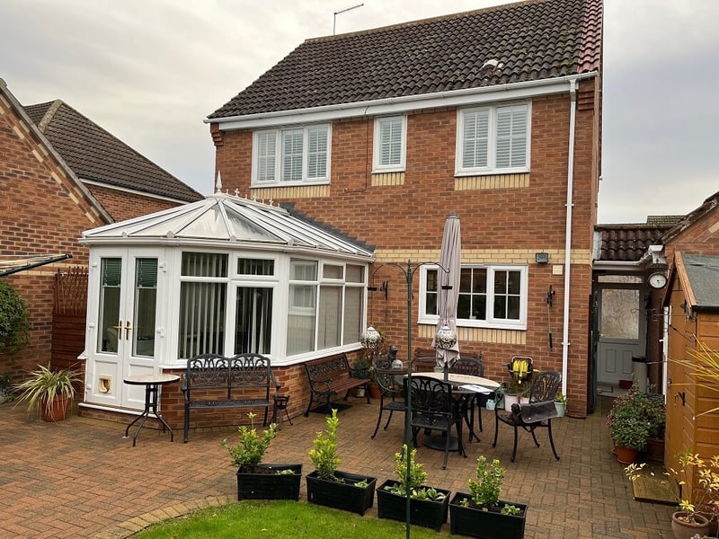 Harris family polycarbonate conservatory roof, before being transformed by Projects4Roofing