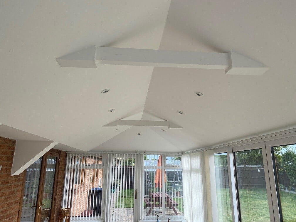 inside view of a Conservatory Roof Conversion in Ely, Cambridgeshire