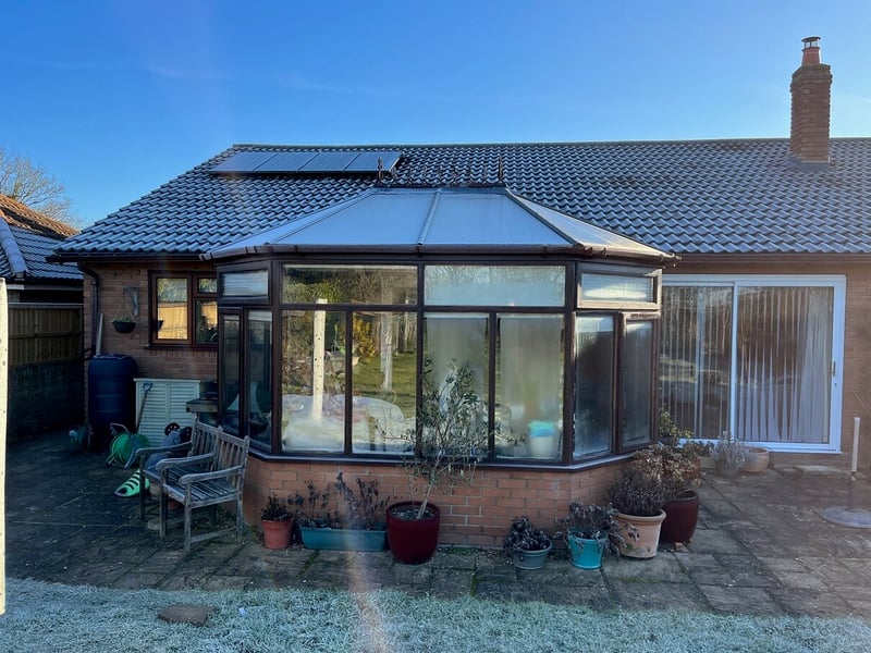 Pickerill initial conservatory with a polycarbonate roof