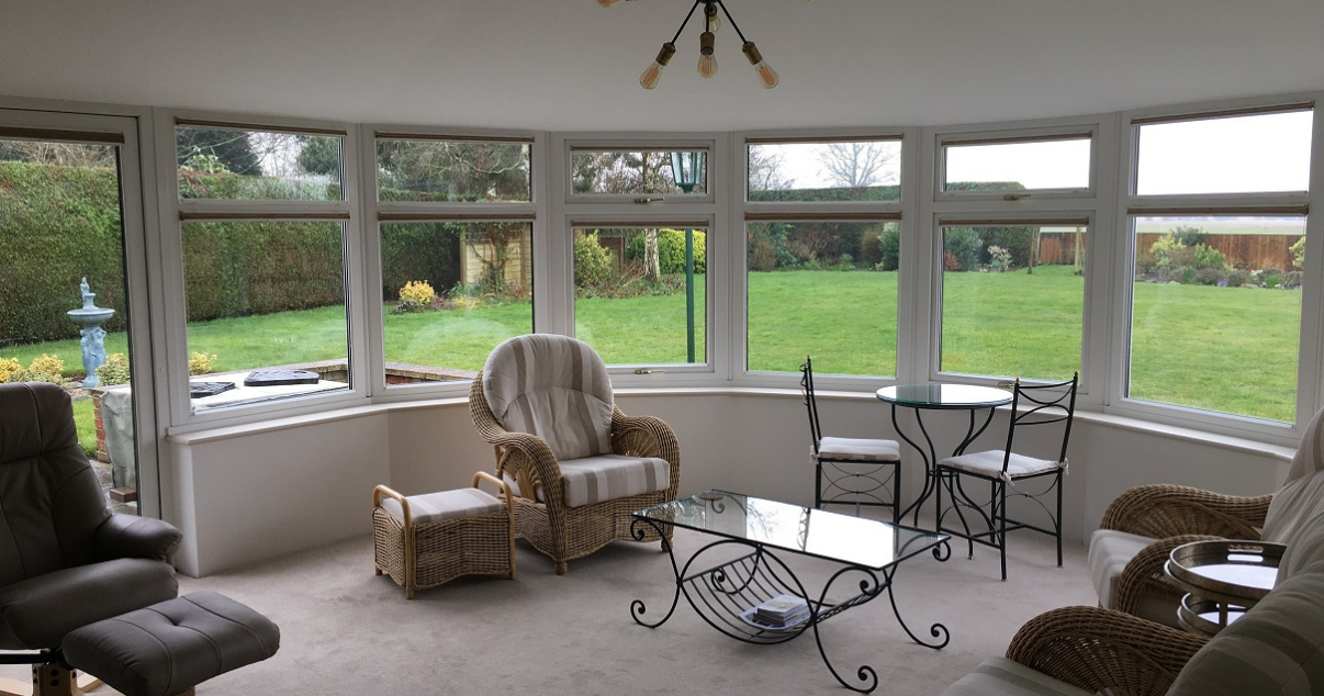 Inside a solid conservatory roof after being transformed (1)