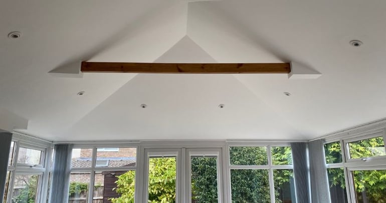 Inside of a conservatory after having a conservatory conversion