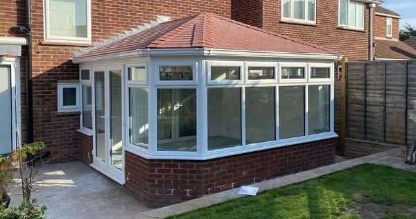 roof tiling available in several colors as a beautiful conservatory upgrade