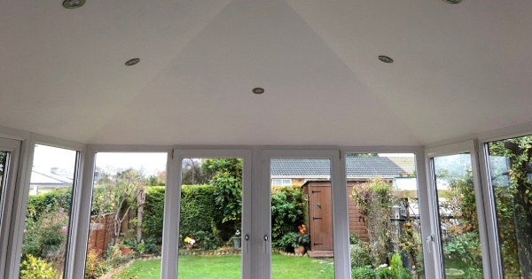 conservatory room from the inside with converted conservatory roof by Projects 4 Roofing