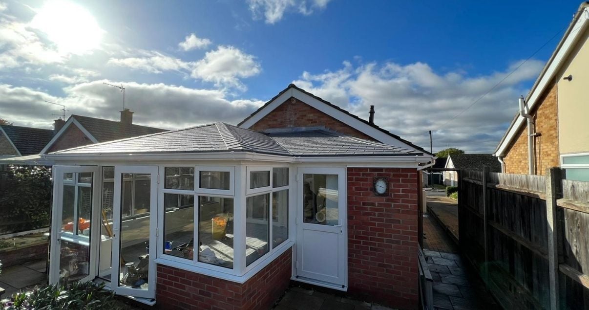 Conservatory after finding the right roof installer