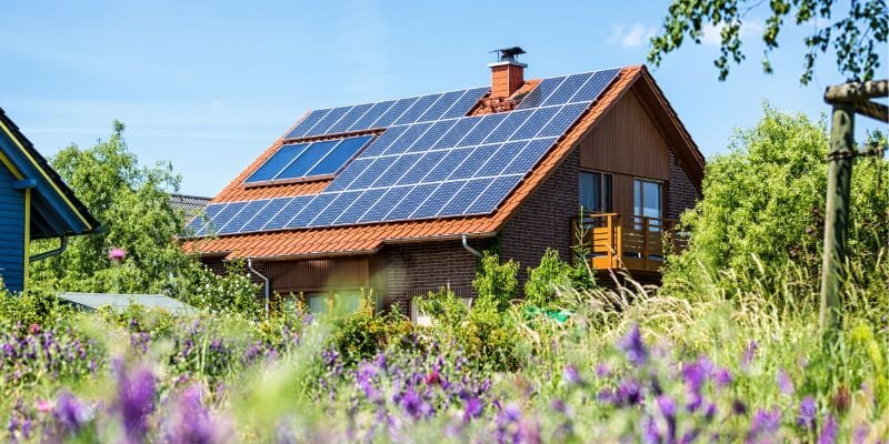 What components make up a solar panel system?